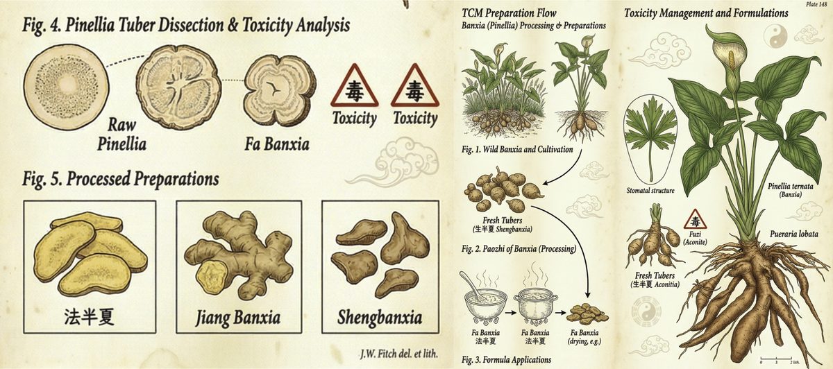 Banxia (Pinellia) — classical plate